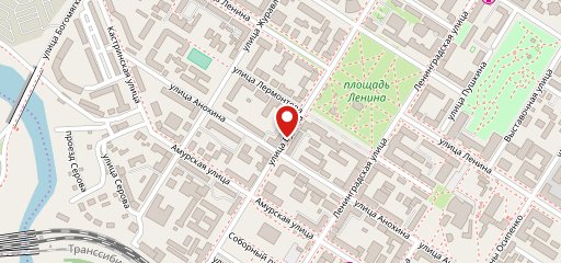 Тарелка на карте