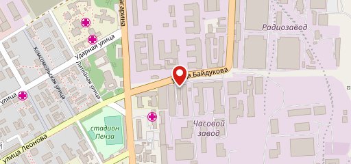 Столовая на карте