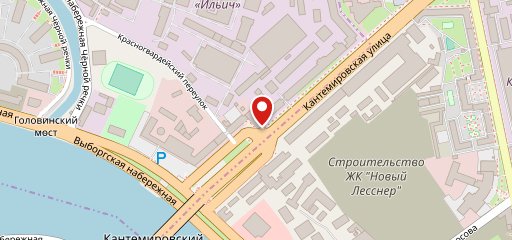 Тарелка на карте