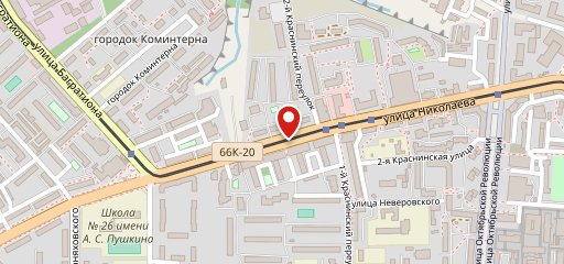 Тарелка на карте