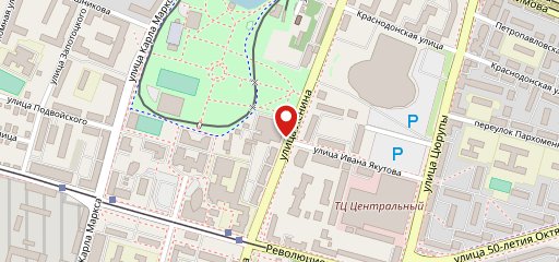 Тарелка на карте