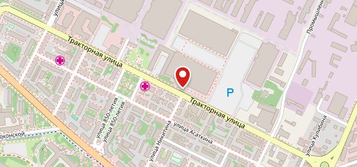 Тарелка на карте