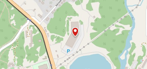 Тарелка на карте