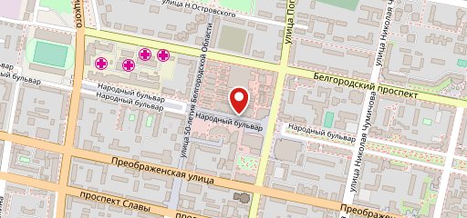 Ташир, Пиццерия на карте