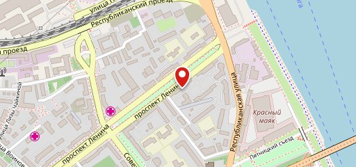 Ташир, сеть пиццерий на карте