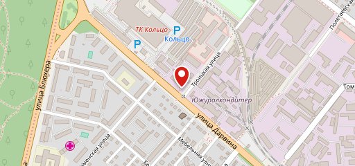 Вкусный крендель на карте