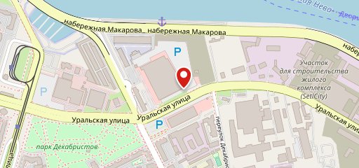 Чайная ложка на карте