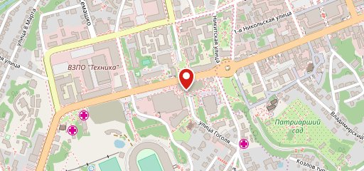 Театральное на карте