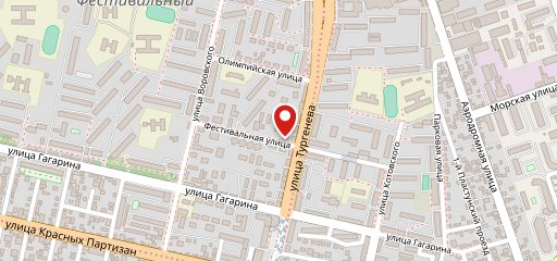 Театральное на карте