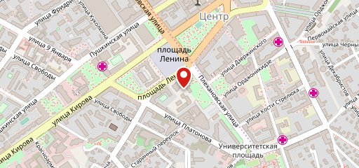 Театральное на карте