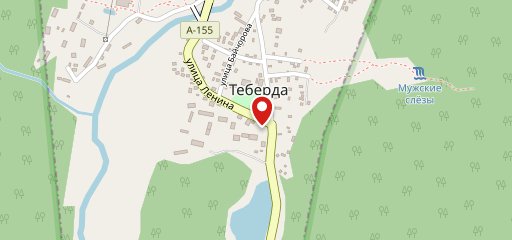 Теберда на карте