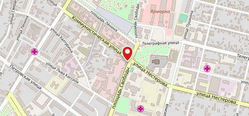Телега на карте