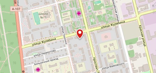 Територия суши Моккано в Электростали на карте