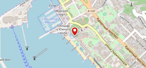 Черноморская Жаровня на карте