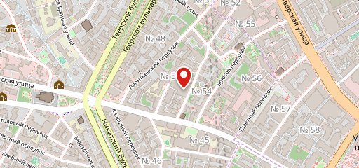 Терранео, Ресторан на карте