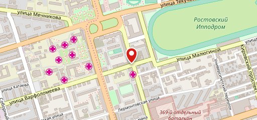 Территория еды на карте