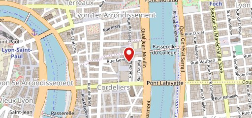 Test resto Lyon на карте