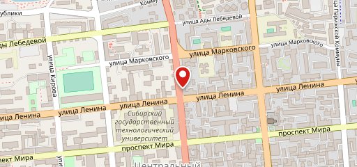 Тестовый ресторан на карте
