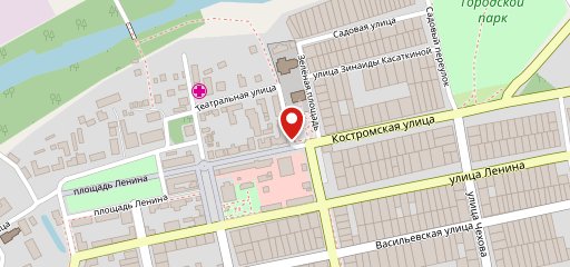 Теза на карте