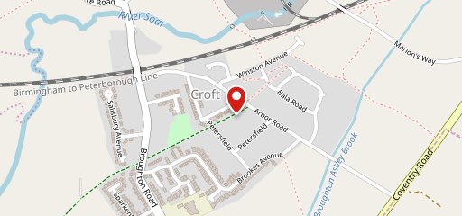 Wok In croft chinese take away на карте