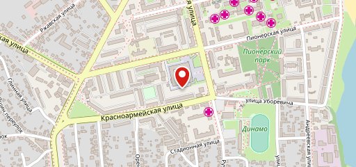Тгу на Динамо столовая на первом на карте