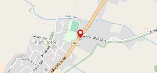 The Bell Inn Shurdington на карте