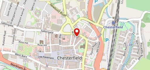 The Blue Bell Inn Chesterfield на карте