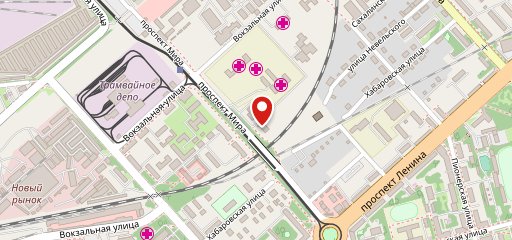 у моста на карте
