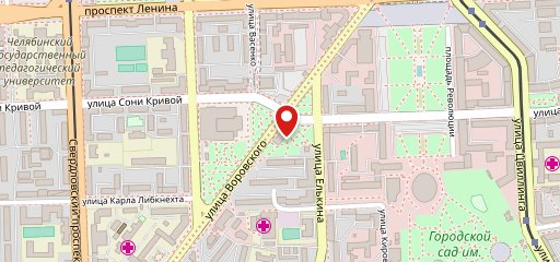Центр на карте