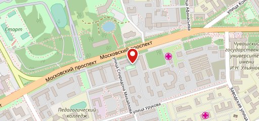 Лампа на карте