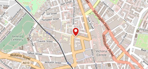 The Playwright Craft Pub, Nottingham на карте