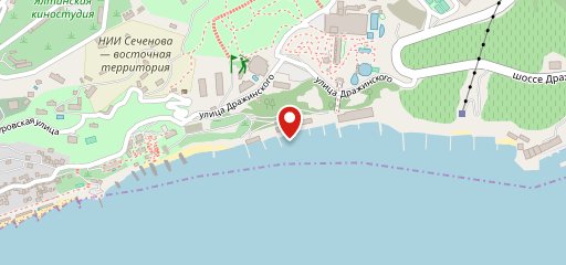 The Пляж на карте