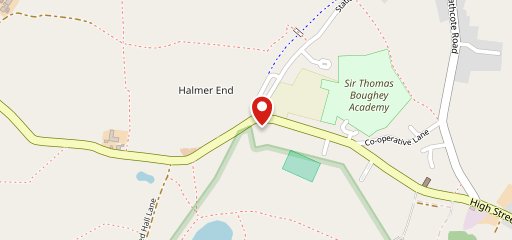 The Railway, Halmer End, Staffordshire на карте