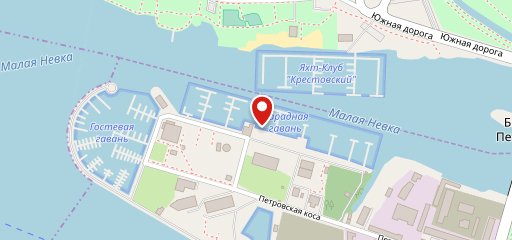 Ресторан на воде "River House" на карте