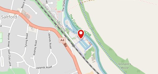 Riverside Inn Saltford на карте