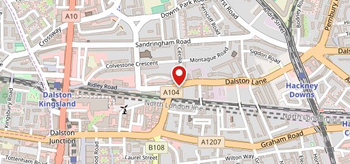 The Three Compasses, Dalston на карте