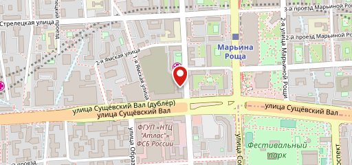 В роще на карте