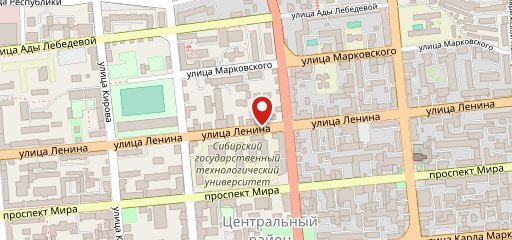 Тихий Дворик, Кафе на карте