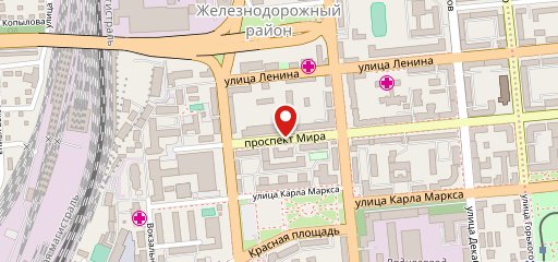 Точка на Мира на карте