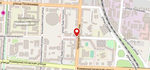 Точка суши на карте