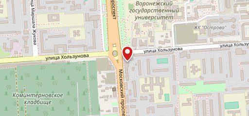 Точка суши на карте
