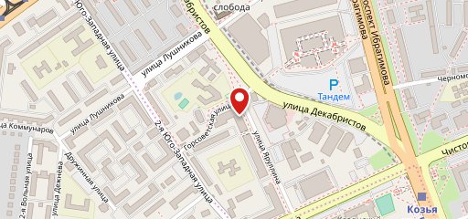 Тёрка на карте