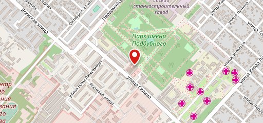Городок на карте