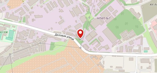 Трактир на Деловой на карте