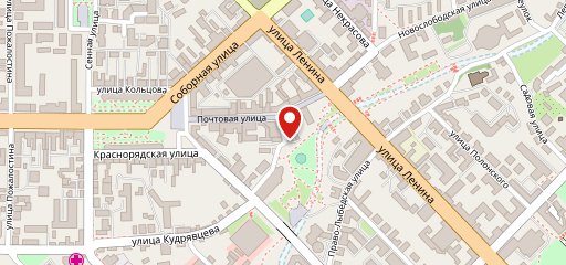 Трактир на Почтовой на карте