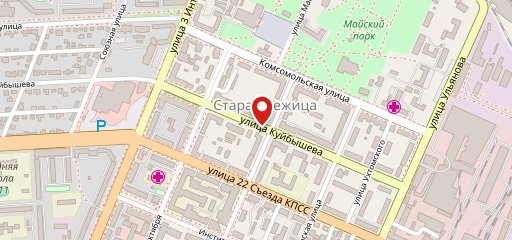 Трактиръ, Пиццерия на карте