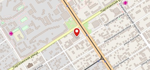 Трапеза, столовая на карте