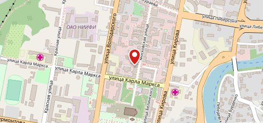 Три шара, закусочная на карте