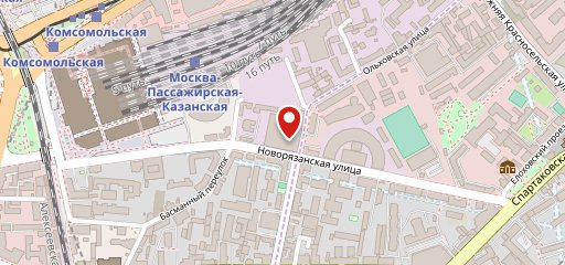 Три вокзала. Депо на карте