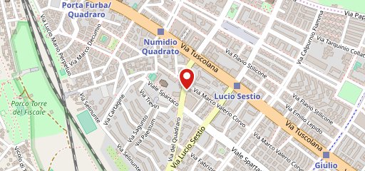 La Mejo Pizza Del Quadraro на карте